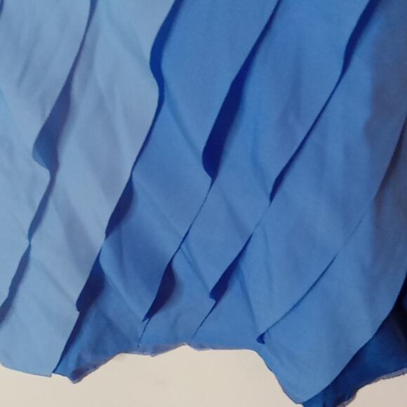 Apt 9 angle stripes blue tank . Flirty Small - Picture 3 of 7